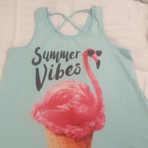 Justice summer Vibes tank top